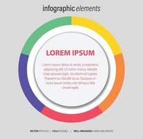 Le vecteur de conception infographie et les icônes de marketing peuvent être utilisés pour la mise en page du flux de travail, le diagramme, le rapport annuel, la conception de sites Web. concept d'entreprise avec 4 options, étapes ou processus.