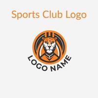 des sports logo, Football logo, football logo, football équipe Étiquettes. emblèmes avec Football des balles. vecteur illustration