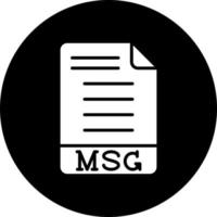 msg vecteur icône style