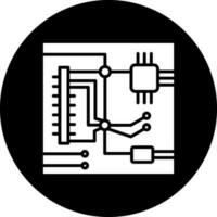 pcb planche vecteur icône style