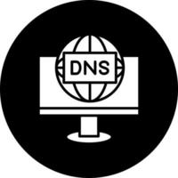 DNS vecteur icône style