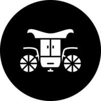 le chariot vecteur icône style