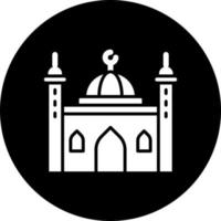 mosquée vecteur icône style