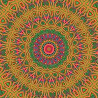 une coloré Contexte avec une modèle de mandalas vecteur