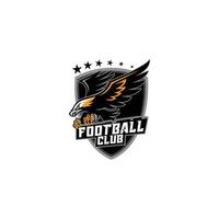 Aigle logo Football modèle conception gratuit vecteur