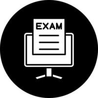 en ligne examen vecteur icône style