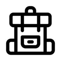 sac à dos icône pour votre site Internet, mobile, présentation, et logo conception. vecteur