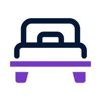 icône de lit pour votre site Web, mobile, présentation et conception de logo. vecteur