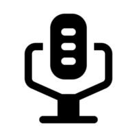 icône de microphone pour votre site Web, mobile, présentation et conception de logo. vecteur