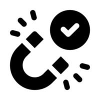 icône d'aimant pour votre site Web, mobile, présentation et conception de logo. vecteur