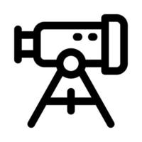 icône de télescope pour votre site Web, mobile, présentation et création de logo. vecteur