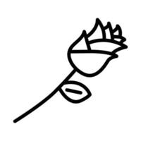 noir Rose logo et vecteur conception