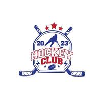 logo le hockey des sports vecteur illustration