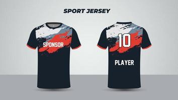 football Jersey conception, jeu t chemise Jersey modèle vecteur