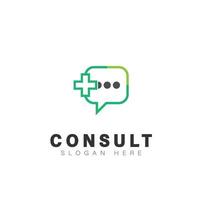 consulter consultation santé médecin clinique médical bavarder se soucier vecteur