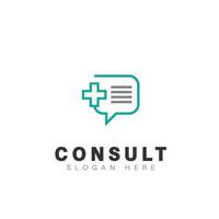 consulter consultation santé médecin clinique médical bavarder se soucier vecteur