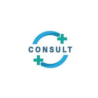 consulter consultation santé médecin clinique médical bavarder se soucier vecteur