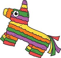 cinco de mayo baudet pinata dessin animé clipart vecteur