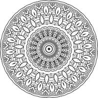 abstrait mandala modèle. coloration livre dentelle modèle le tatouage. conception pour une fond d'écran peindre chemise et tuile autocollant conception vecteur