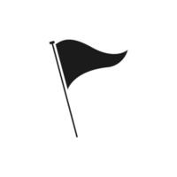 icône de vecteur de drapeau ou symbole isolé sur fond blanc
