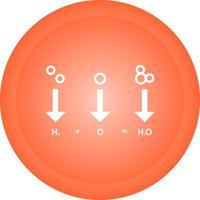 icône de vecteur de formule chimique