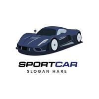 des sports voiture logo vecteur modèle sur blanc Contexte.