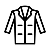 conception d'icône de manteau vecteur