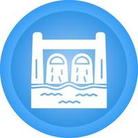 icône de vecteur de barrage