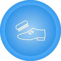 icône de vecteur de cirage de chaussures