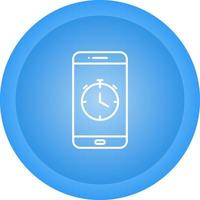 icône de vecteur d'application d'horloge