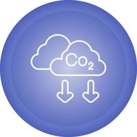 icône de vecteur de co2