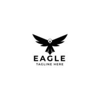 vecteur Aigle oiseau en volant liberté logo conception concept illustration idée