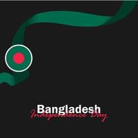 célébration de la fête de l'indépendance du bangladesh le 26 mars illustration vectorielle vecteur