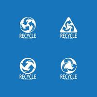 recycler icône - recyclage symbole réutilisation vecteur graphique logo