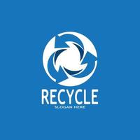 recycler icône - recyclage symbole réutilisation vecteur graphique logo