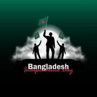 célébration de la fête nationale du Bangladesh le 26 mars vecteur