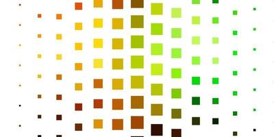 modèle vectoriel vert clair, jaune dans les rectangles.