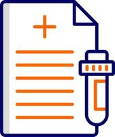 tester rapport vecteur icône