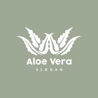aloès Vera logo, à base de plantes plante vecteur, illustration symbole icône Facile conception vecteur
