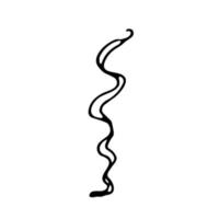 fête serpentin icône sur gris Contexte avec rond ombre. vecteur illustration.