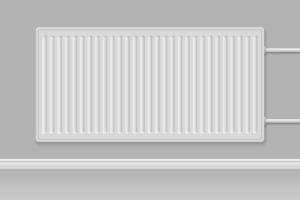 3d réaliste chauffage batterie. national radiateur vecteur