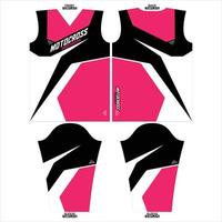 prêt à imprimer sublimation motocross longue manche Jersey conception vecteur