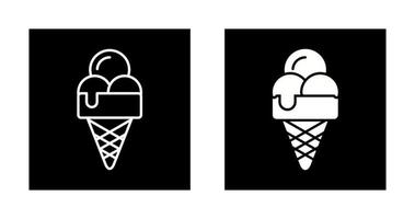 icône de vecteur de crème glacée