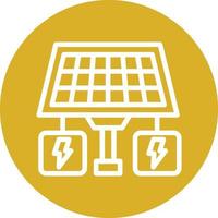 solaire Puissance vecteur icône conception
