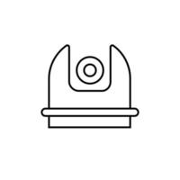 télescope icône vecteur. observatoire illustration signe. espace symbole. science logo. vecteur