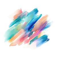 coloré aquarelle main tiré papier texture déchiré éclabousser bannière. humide brosse peint taches et coups abstrait vecteur illustration.