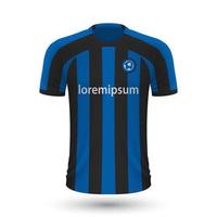 réaliste football chemise Inter vecteur