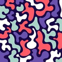 motif abstrait blanc, bleu, rose, violet couleur fluide ou liquide fond de formes fluides vecteur