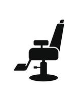 coiffeur chaise icône isolé sur blanc Contexte vecteur