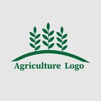 Naturel agriculture logo conception un service vecteur